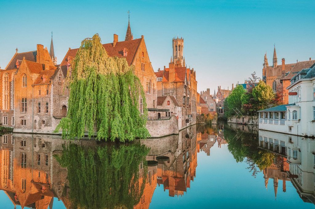 Canals of Bruges, Belgium